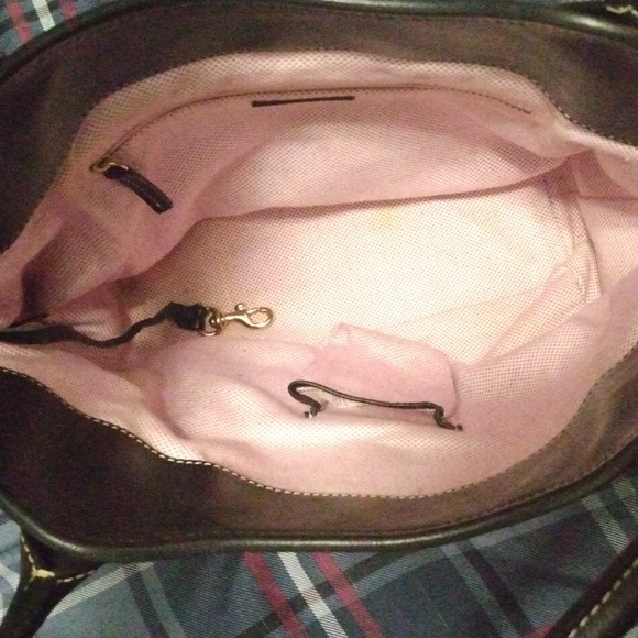 Denim Navy Dooney & Bourke Shoulder Bag Pre-owned - Picture 3 of 5